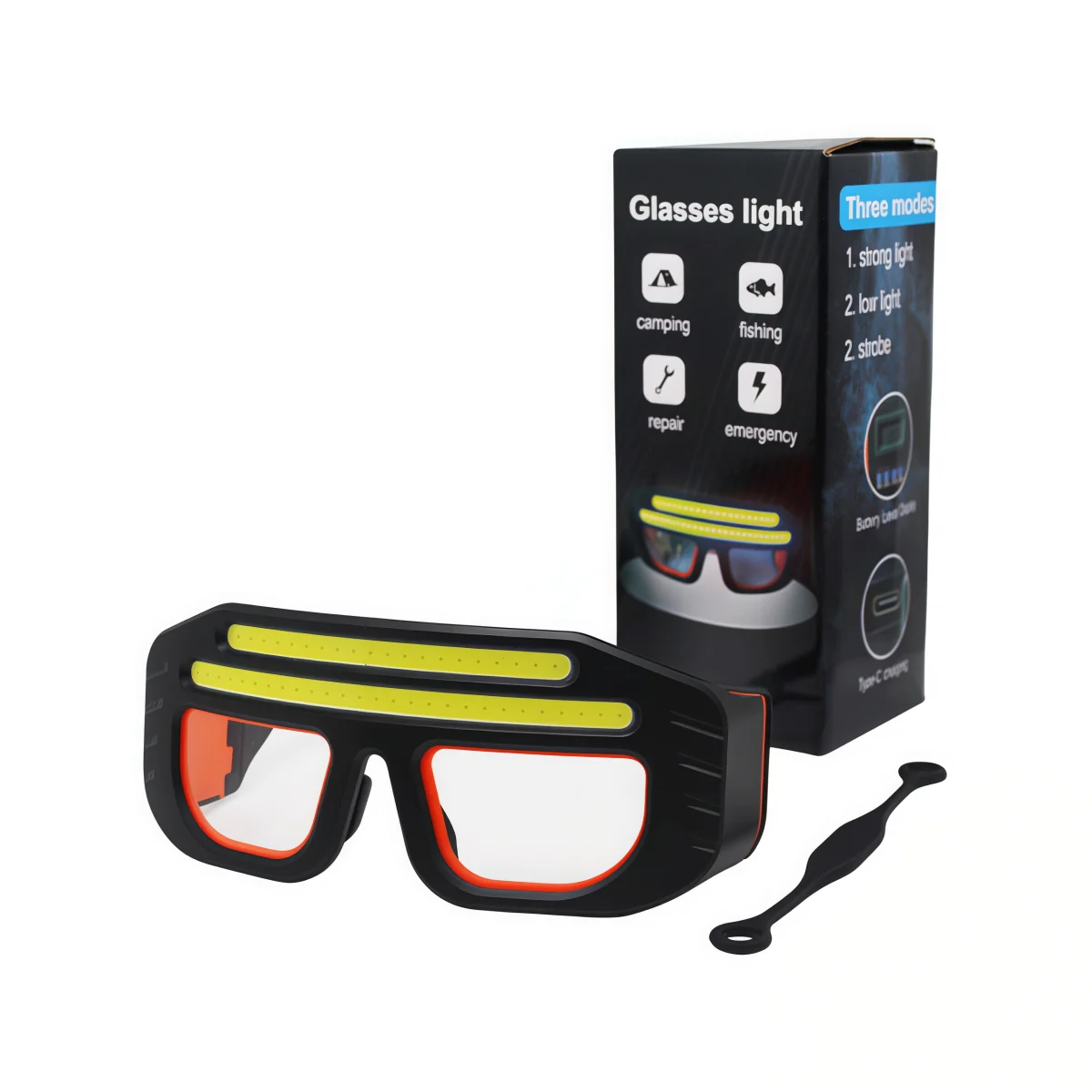 WK3051 WK3051 Headlamp Glasses LED COB Floodlight