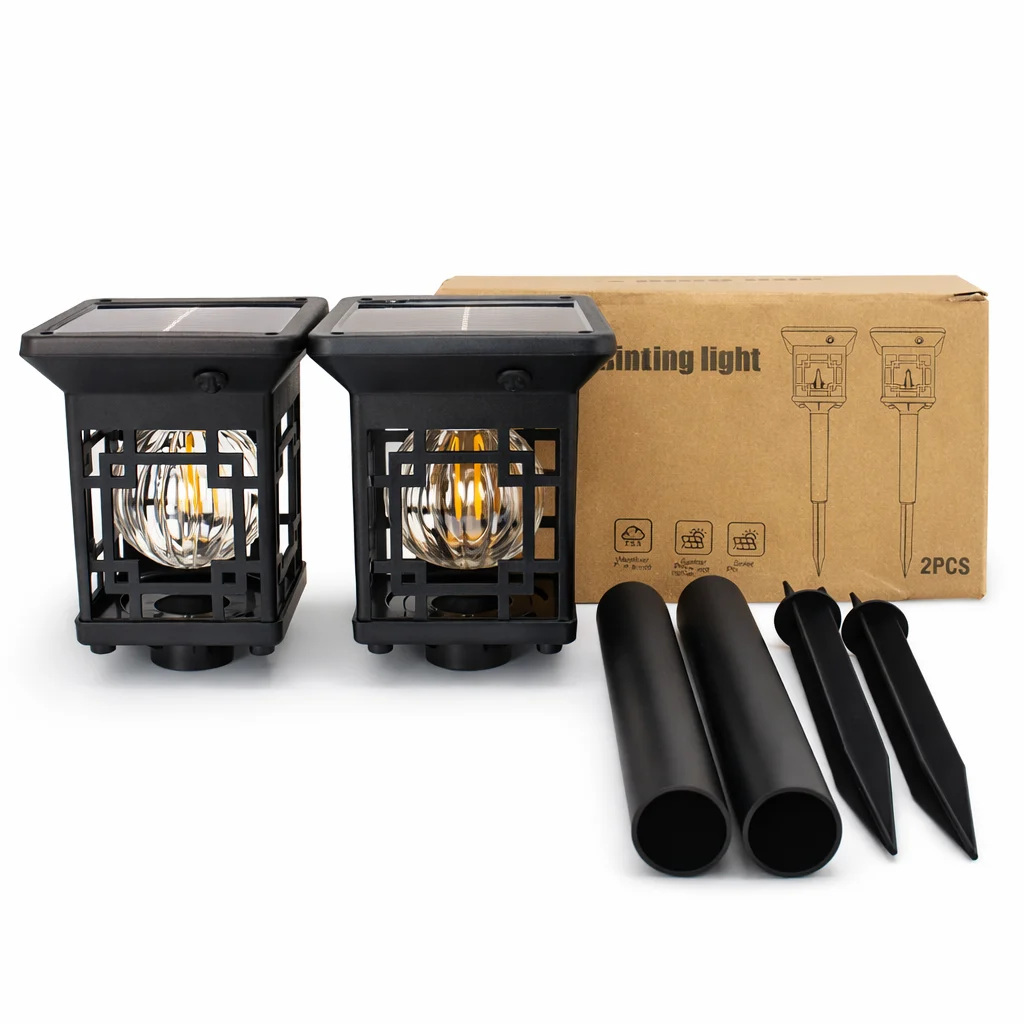 WK4025A WK4025A Solar Landscape Stake Light with Rear Buckle Slot Design