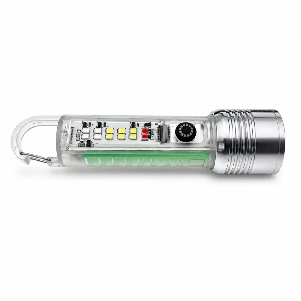MF0849B MF0849B Fluorescent Shell Zoomable Flashlight