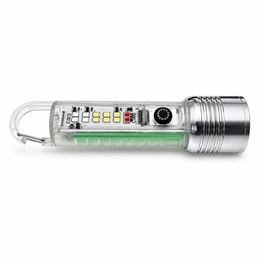 MF0849B MF0849B Fluorescent Shell Zoomable Flashlight
