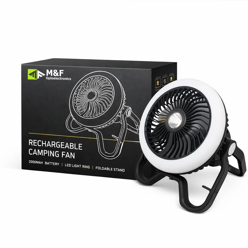 WK6033 WK6033 Multi-Function Magnetic Camping Fan Lamp