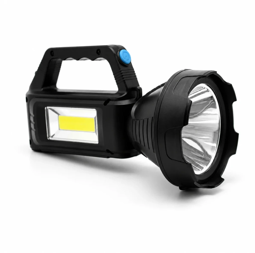 WK7018 WK7018 Solar COB Handheld Flashlight Built-in Power Bank