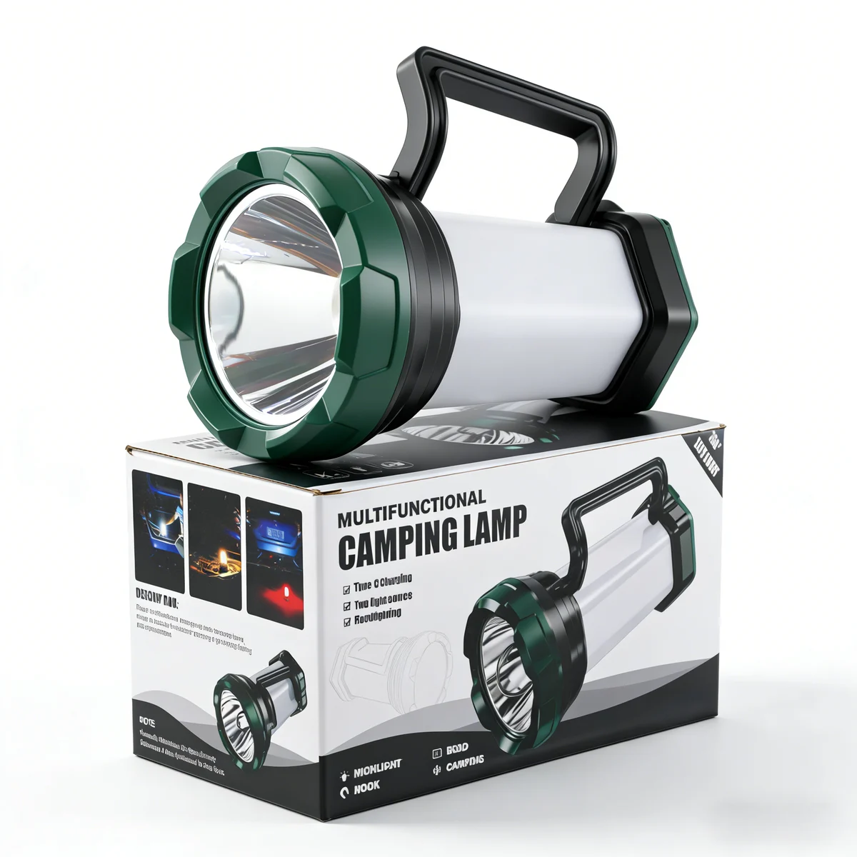 WK7013 WK7013 Rechargeable LED Search Light / Lantern / Warning Light
