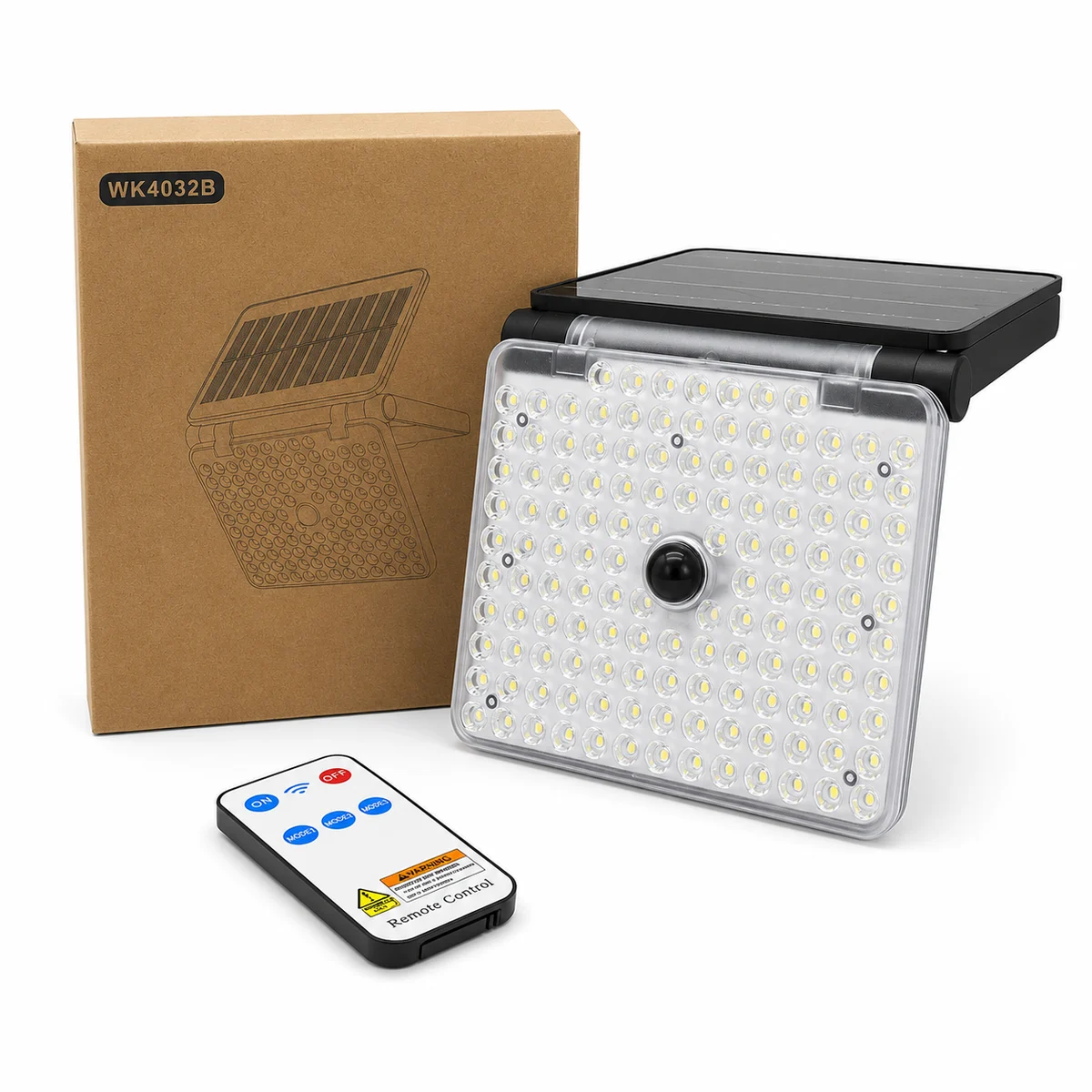 WK4032B WK4032B Remote control Foldable Solar Light Outdoor Motion Sensor