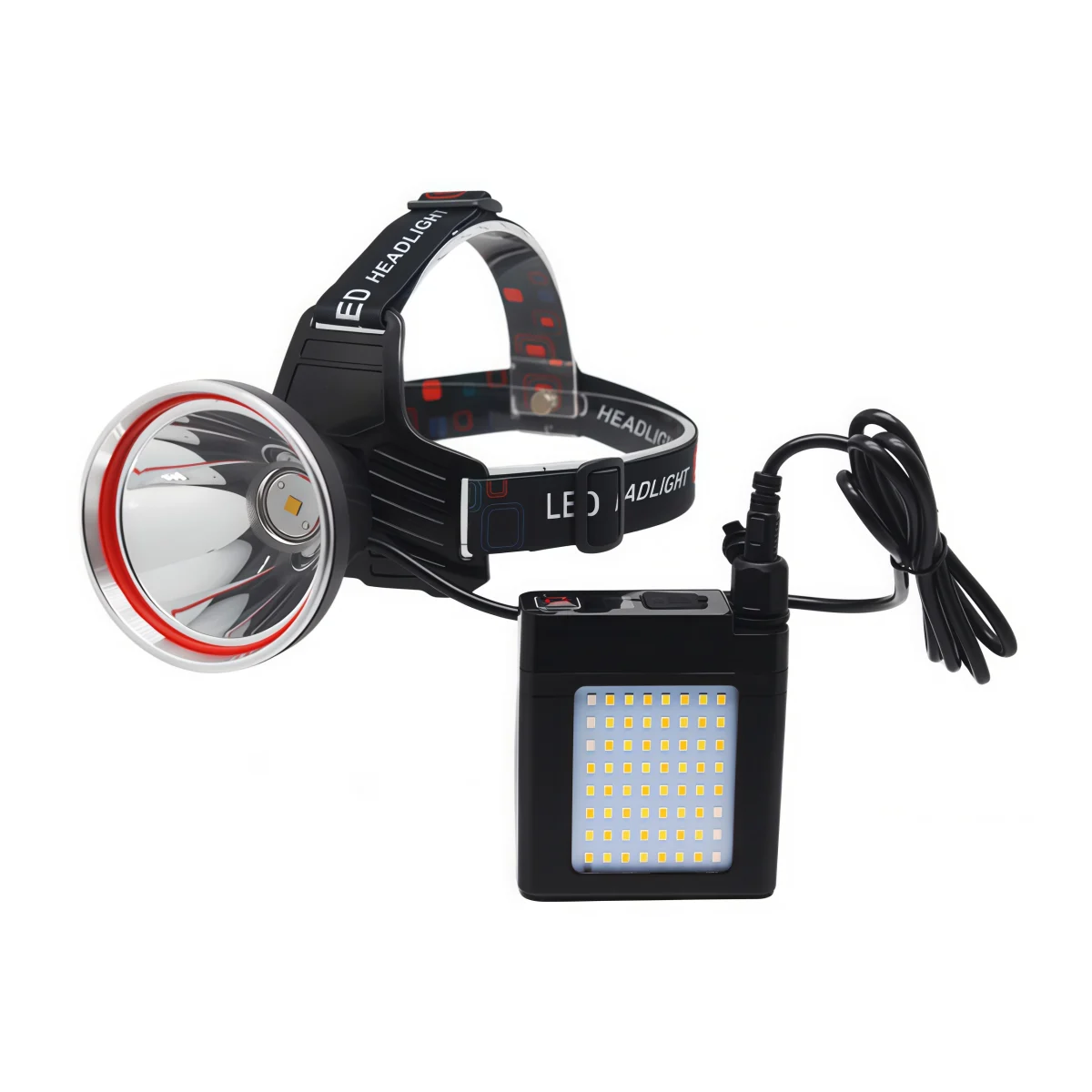 WK3093 WK3093 Rotatable Digital power display Headlamp with Power Bank
