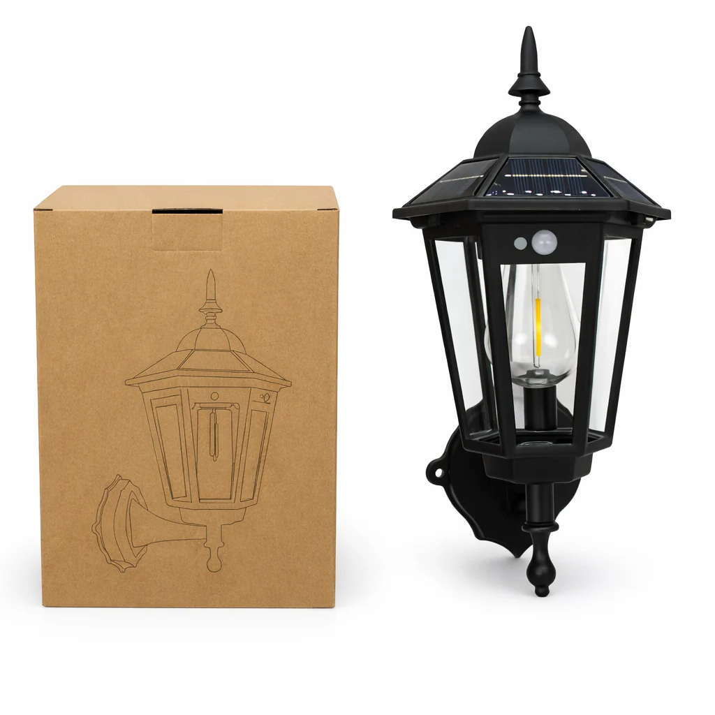 WK4026C WK4026C Vintage Solar Decorative Wall Lantern
