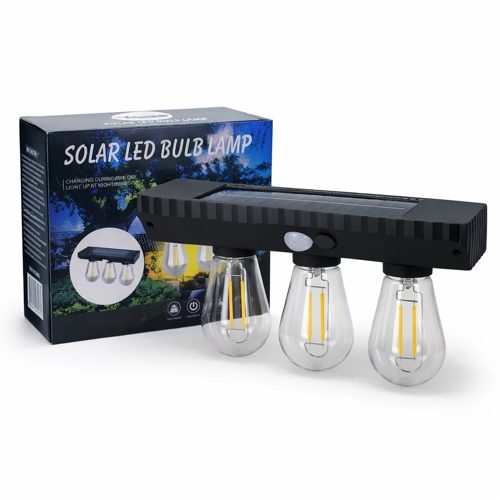 WK4028A WK4028A Solar LED Triple Bulb Garden Light