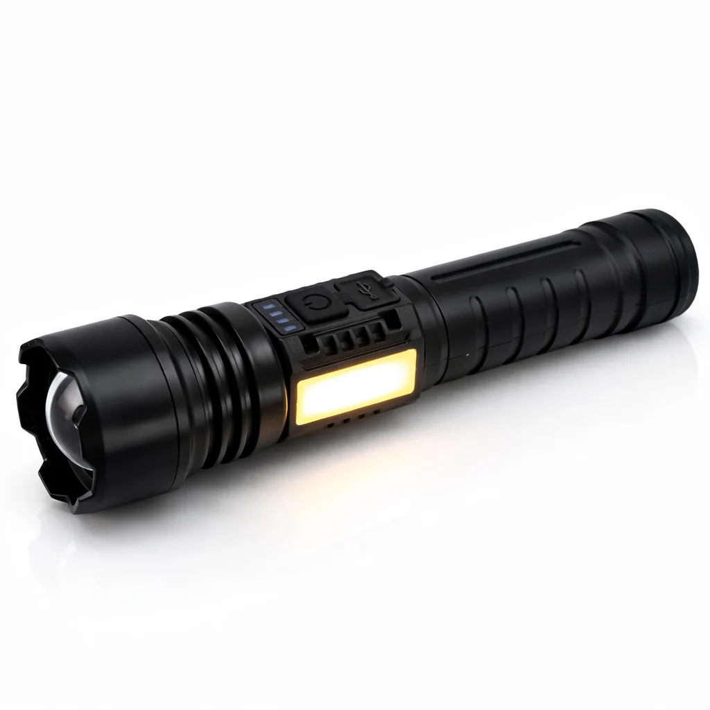 WK1047 WK1047 Zoomable LED Plastic Flashlight