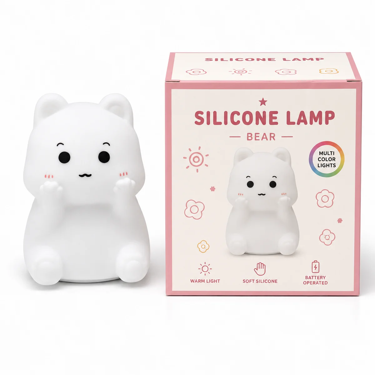 WK-A1028C WK-A1028C Bear Silicone Night Light