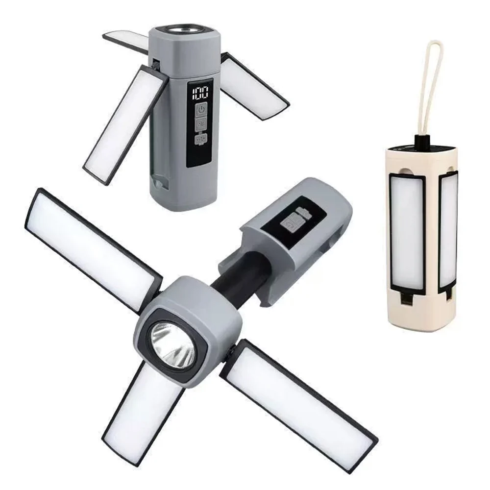 WK6001 WK6001 1 W Solar-Powered Multi-LED Work Light with Type-C