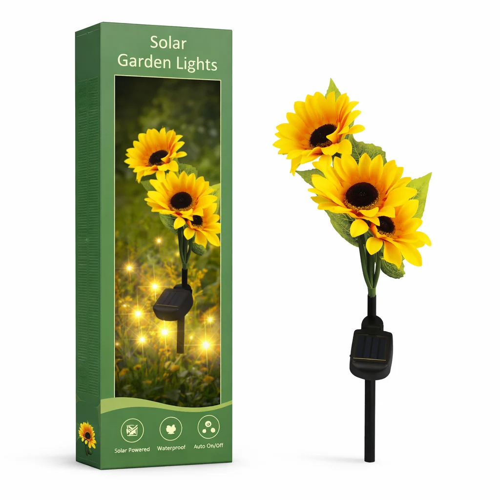 MF526G MF526G Outdoor Solar Garden Flower Light