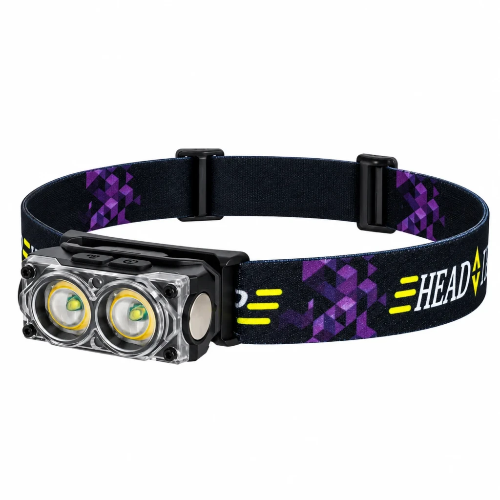 WK3104 Rechargeable Dual-Light Detachable Headlamp