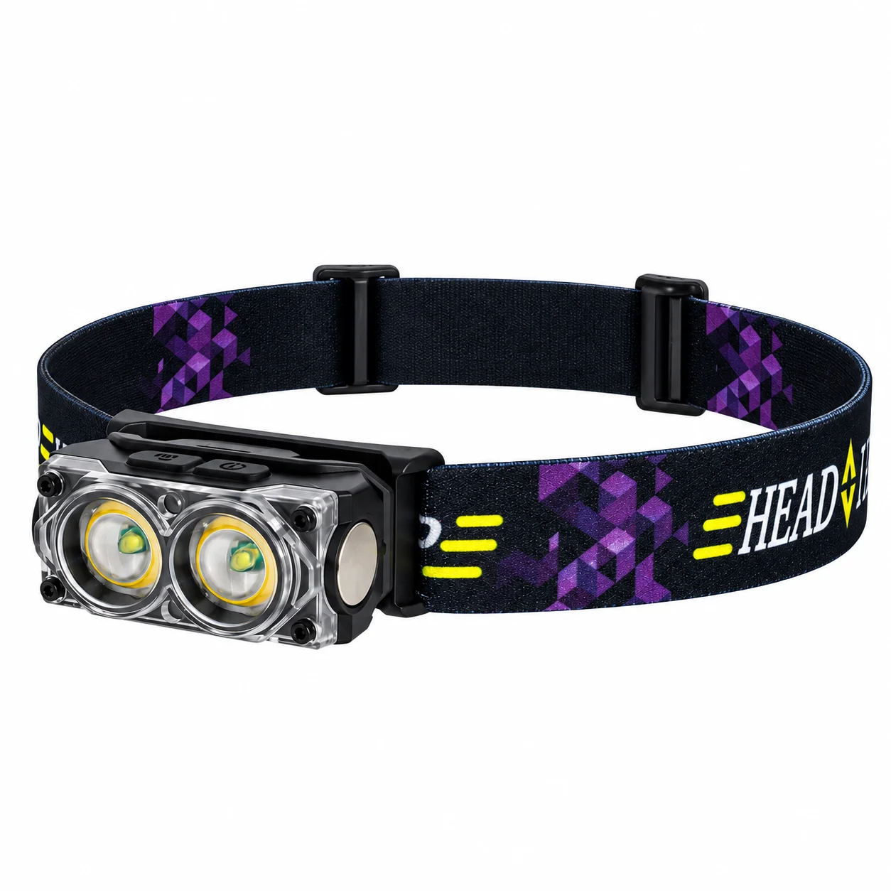 WK3104 Rechargeable Dual-Light Detachable Headlamp