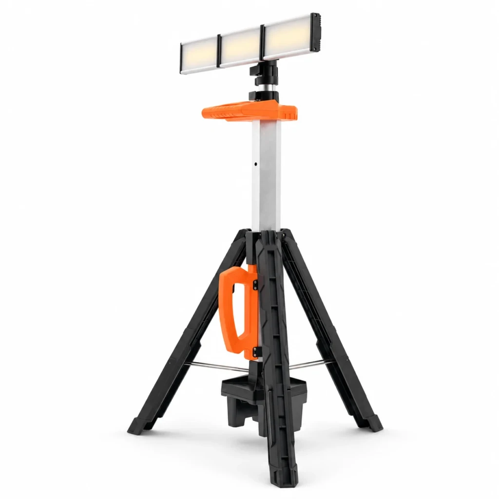 WK5065 8000 lm Jobsite Area Work Light with Tripod