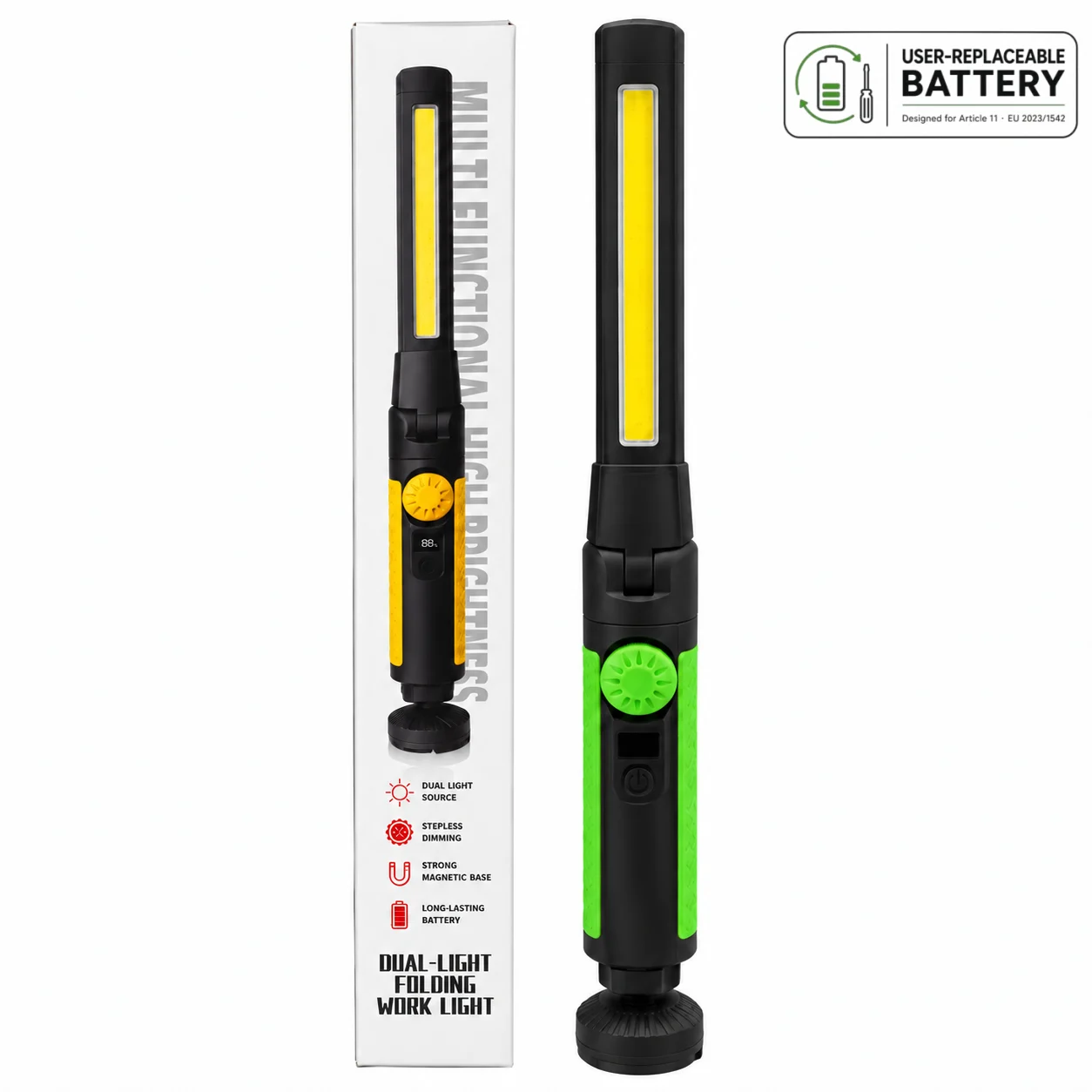 WK5076 Rechargeable Magnetic Inspection Work Light
